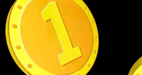 3D falling dollars on black background Stock Footage 113863109