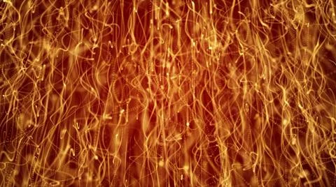 3d falling fire particles, effect of flame, computer generated background,... Stock Photos