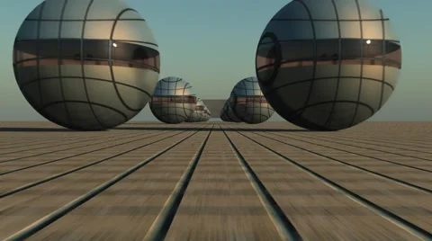 3D fantasy UFO ready to take off Stock Footage 59794199