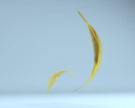 3d  feathers Stock Illustration