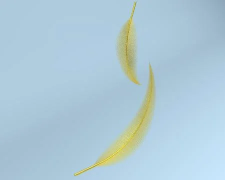 3d  feathers Stock Illustration