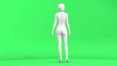 3D Female Model Posing Animation 스톡 동영상 281149533