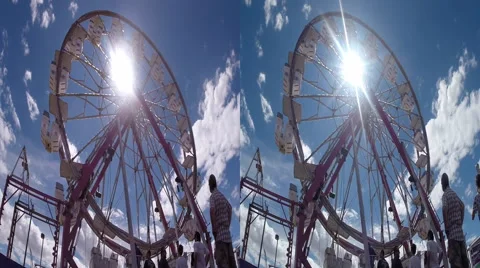 3d ferris wheel Stock Footage 44641980