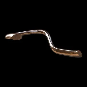 3D figure. 3D render of abstract shapes, Abstract Bronze figures. golden figure Stock Illustration