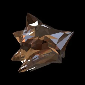 3D figure. 3D render of abstract shapes, Abstract Bronze figures. golden figure Stock Illustration