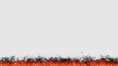 3D Fire VFX Element Loop Transparent Border Overlay Vídeos de archivo 348079426
