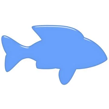 3D Fish Stock Illustration