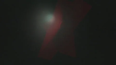 3D five-pointed star, red, passing through a thick, dirty atmosphere, Stock Footage 276872268