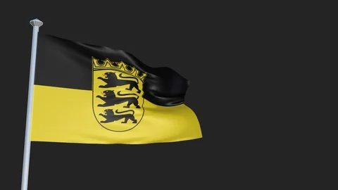 3D flag animation 스톡 동영상 90763580