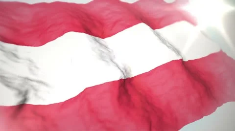 3d flag Austria loop 1080p Stock Footage 8852271