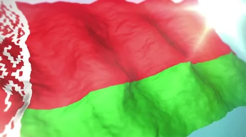 3d flag Belarus loop 1080p Stock Footage 8864003