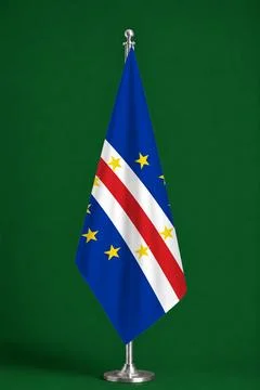 3D Flag on ceremonial flag Stock Photos
