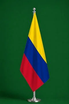 3D Flag on ceremonial flag Stock Photos