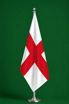 3D Flag on ceremonial flag Stock Photos