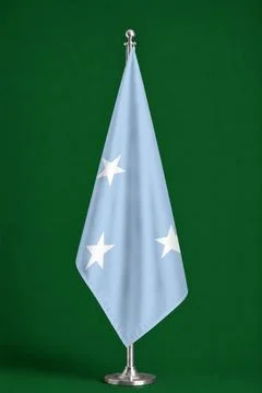 3D Flag on ceremonial flag Stock Photos