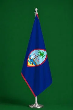 3D Flag on ceremonial flag Stock Photos