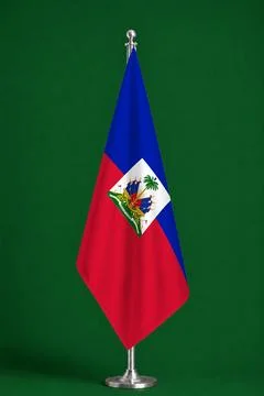 3D Flag on ceremonial flag Stock Photos