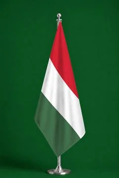 3D Flag on ceremonial flag Stock Photos