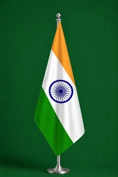 3D Flag on ceremonial flag Stock Photos