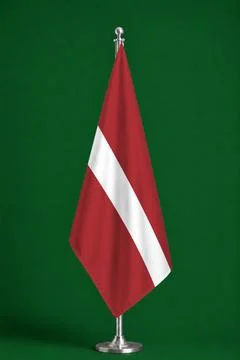 3D Flag on ceremonial flag Stock Photos