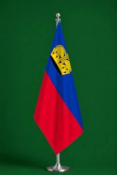 3D Flag on ceremonial flag Stock Photos