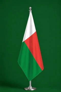 3D Flag on ceremonial flag Stock Photos