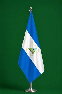 3D Flag on ceremonial flag Stock Photos