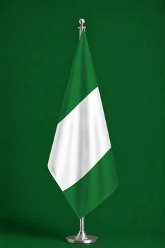 3D Flag on ceremonial flag Stock Photos
