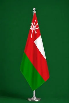 3D Flag on ceremonial flag Stock Photos