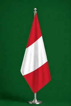 3D Flag on ceremonial flag Foto stock