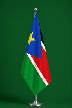 3D Flag on ceremonial flag Foto stock
