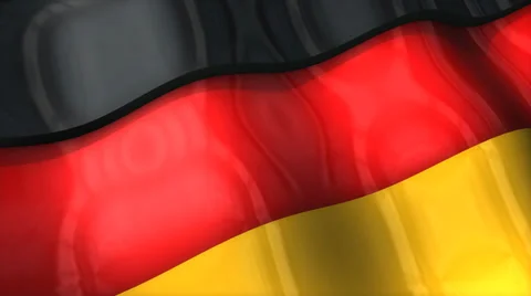 3D flag, Germany, waving, ripple, Europe. Stock Footage 36642006