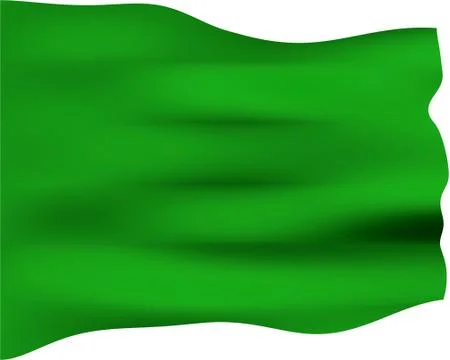 3D Flag of Libya Stock Illustration