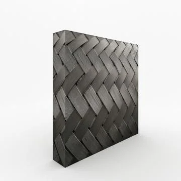 3D Flexible Connector texture Wall perspective on white background Stock Illustration