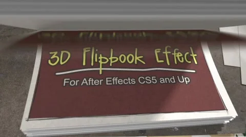 Custom 3D Book for After Effects