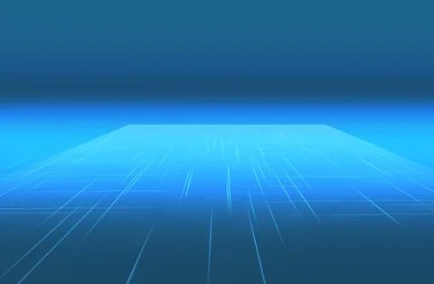 3D floor with grid lines background concept series Иллюстрация