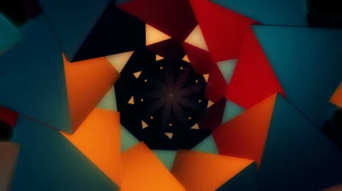 3D flower glow Stock Footage 32426706