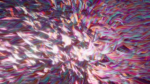 3D Fluffy Fur Closeup In The Wind. 4K Animation Render. Stock Footage 236201928