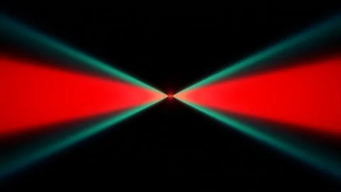 3d fly through geometry tunnel with neon glow 3d objects, sci fi glow pattern Stock Footage 208101933