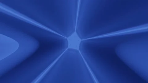 3d fly through geometry tunnel with neon glow 3d objects, sci fi glow pattern Stock Footage 216938084