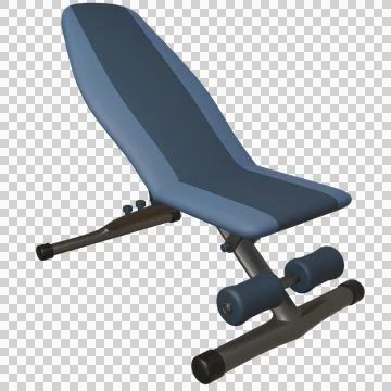 3d Flybird workout bench isolated object Stock Illustration