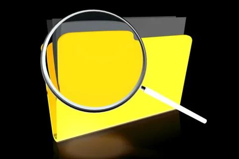 3D folder concept 스톡 일러스트