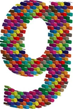 3d font letter g Stock Illustration