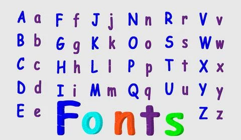 3d font in the style of a broken or cracked. Vector illustration. It's easy t Stock Illustration
