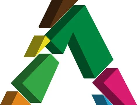 3d font symbol Stock Illustration