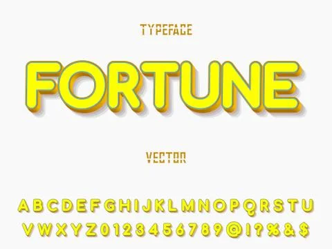 3d Font.alphabet. Handcrafted handwritten vector label design old style.vinta Stock Illustration