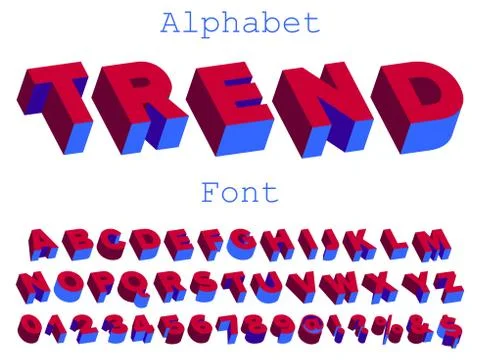 3d font,alphabet,typeface,absract and modern vector design named  great named Stock Illustration