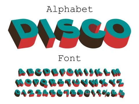 3d font,typeface,alphabet,absract and modern vector design named  great named Stock Illustration