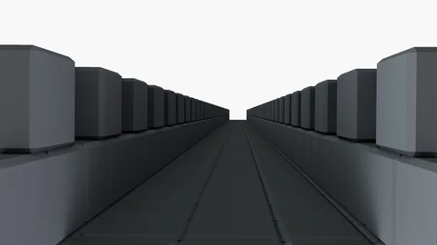 3D fortress of stone Stock Footage 107593728