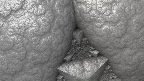 3D fractal abstract brain Stock Footage 105454342